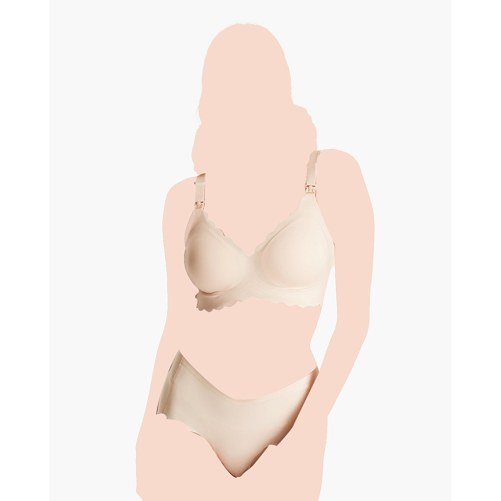 Momcozy - Double M5 Wireless Hands-free Breast Pump and Jelly Strip Bra