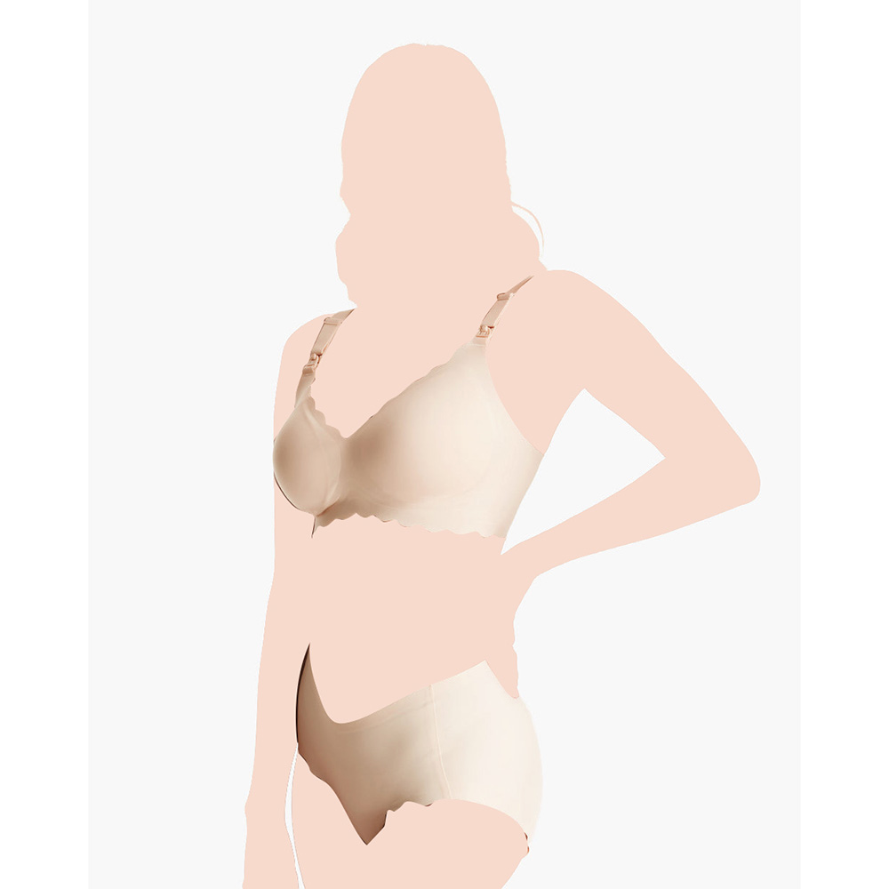 Momcozy - Double M5 Wireless Hands-free Breast Pump and Jelly Strip Bra