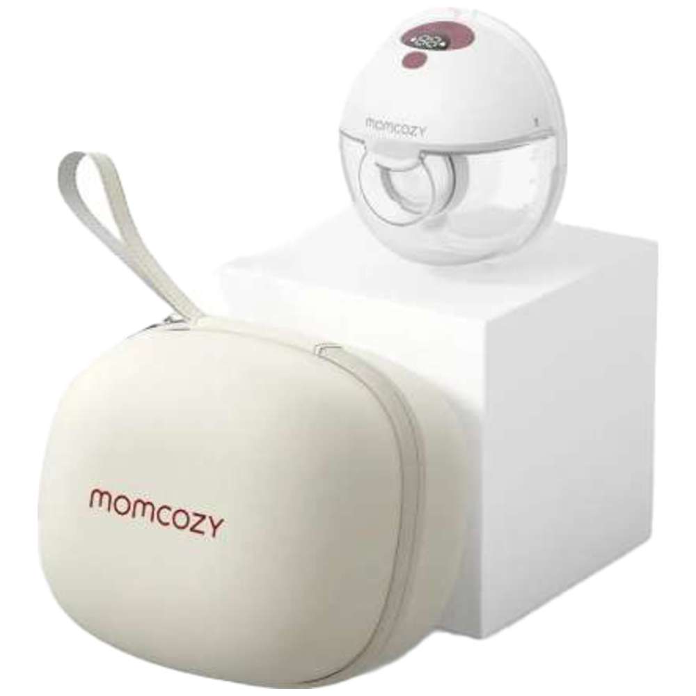 Momcozy - Wearable Single Breast Pump M5 - Maroon