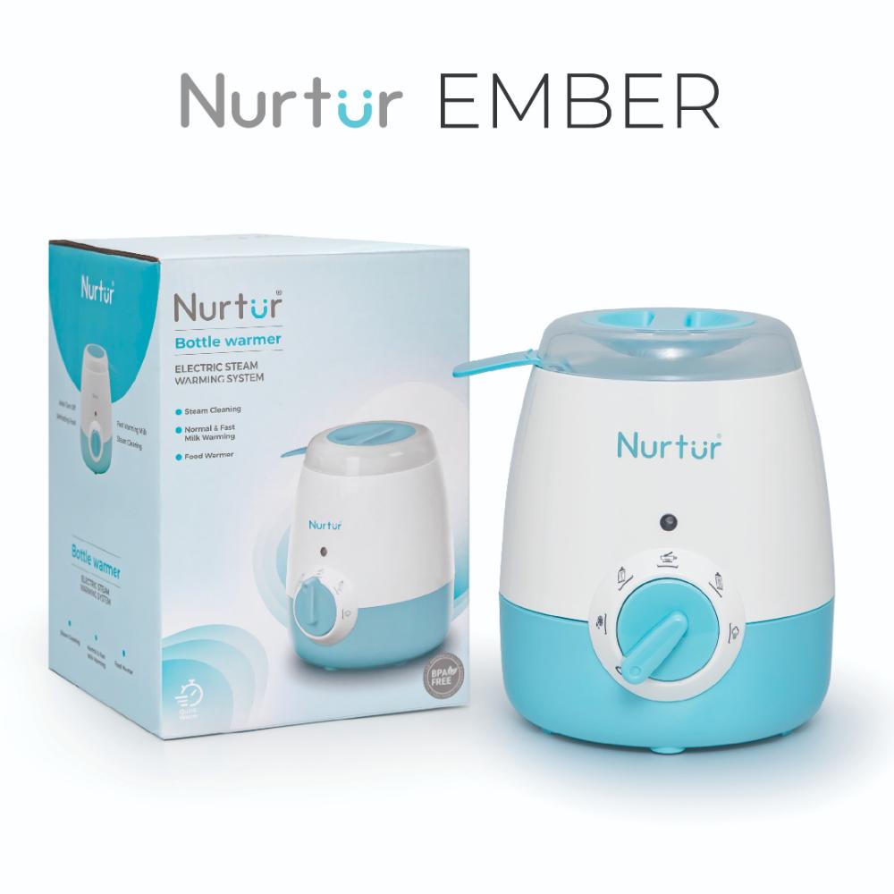 Nurtur Cozi - Ember Electric 5-in-1 Baby Bottle & Food Warmer & Defroster With Digital Control