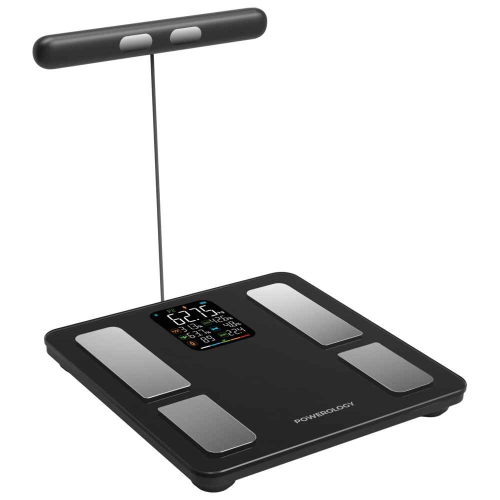 Powerology - Advanced Precision Smart Scale - Black