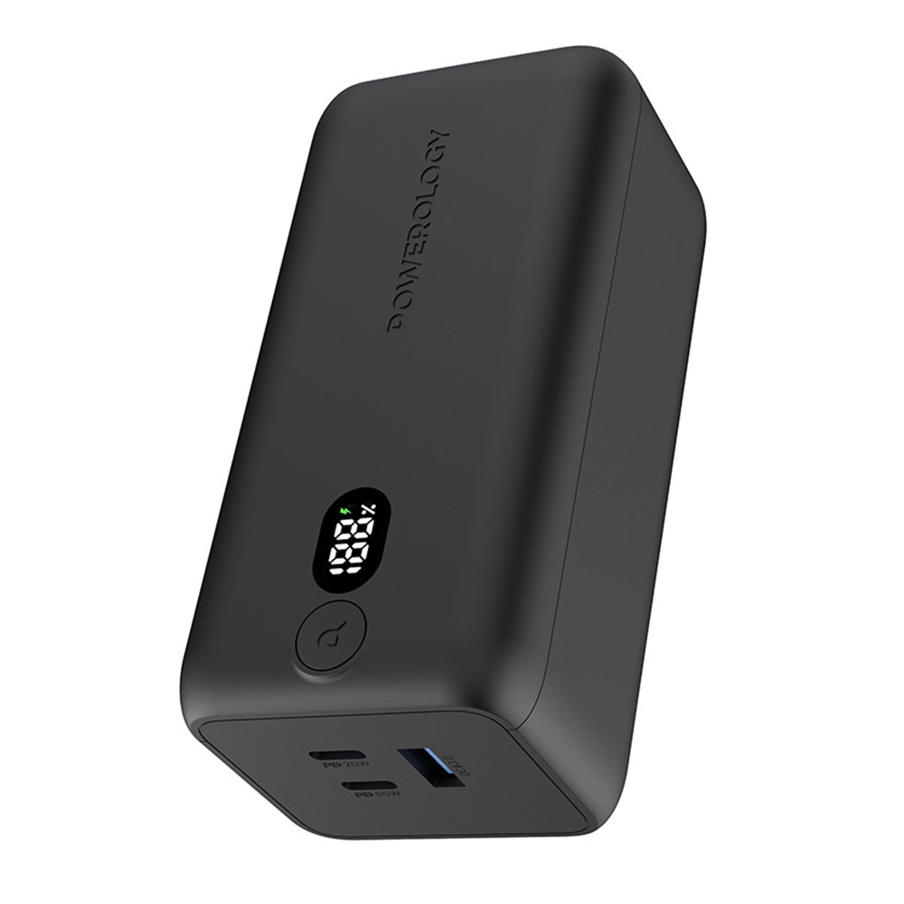Powerology - Onyx Power Bank - Black - 20000 mAh