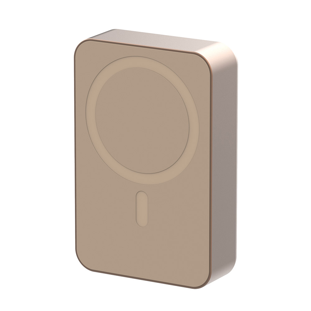 Powerology - Magsafe Aluminum Power Bank - Desert Titanium - 20000 mAh