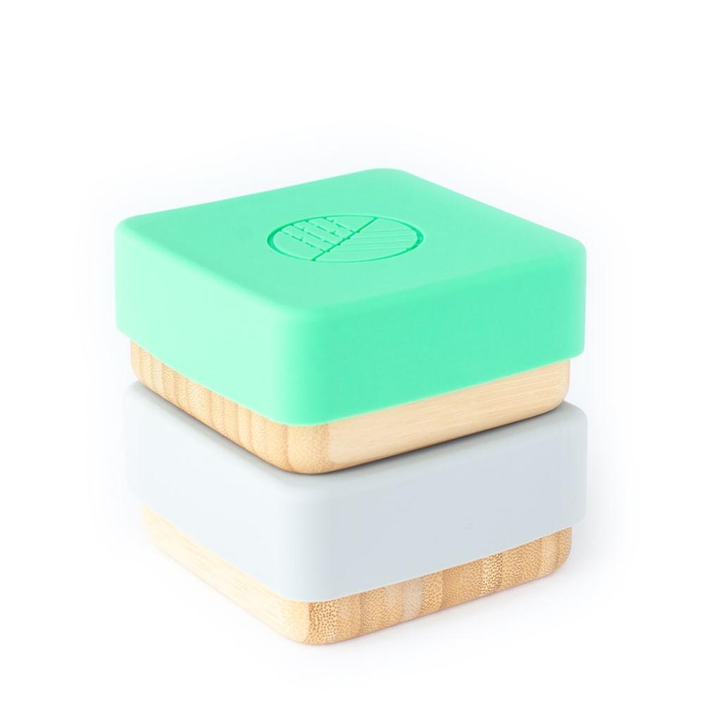 Eco Rascals - Bamboo Snack Pots With Lids - Multicolor - 2 Pcs