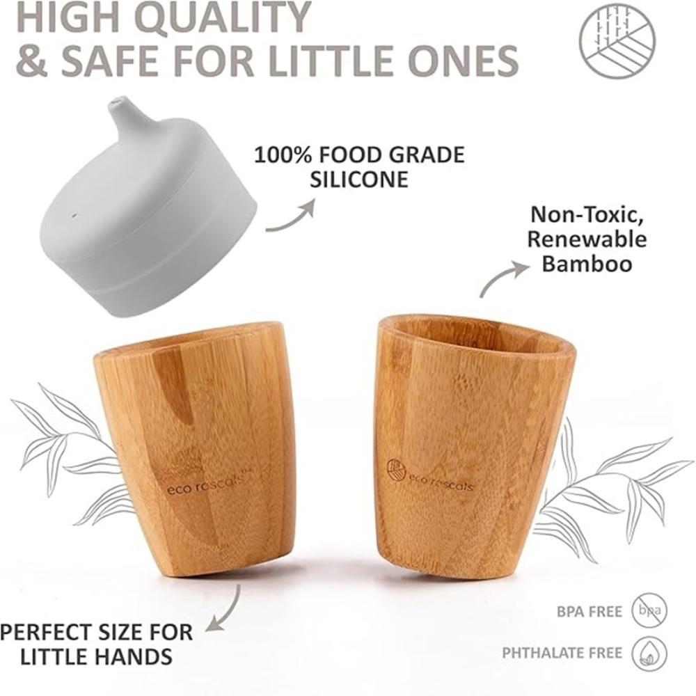 Eco Rascals - 3 Ways Sippy Cup - Grey