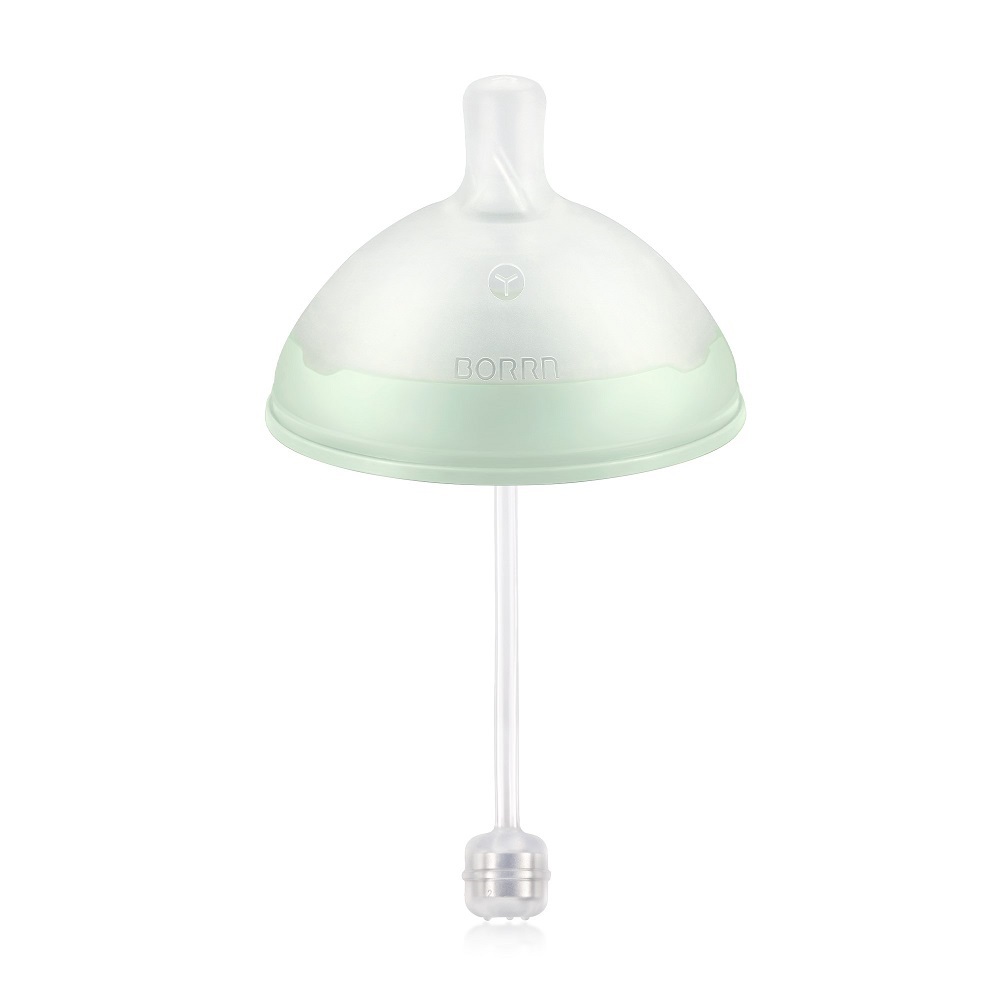 Borrn - Replacement Variable Flow Teat For Baby Straw Bottle - Green