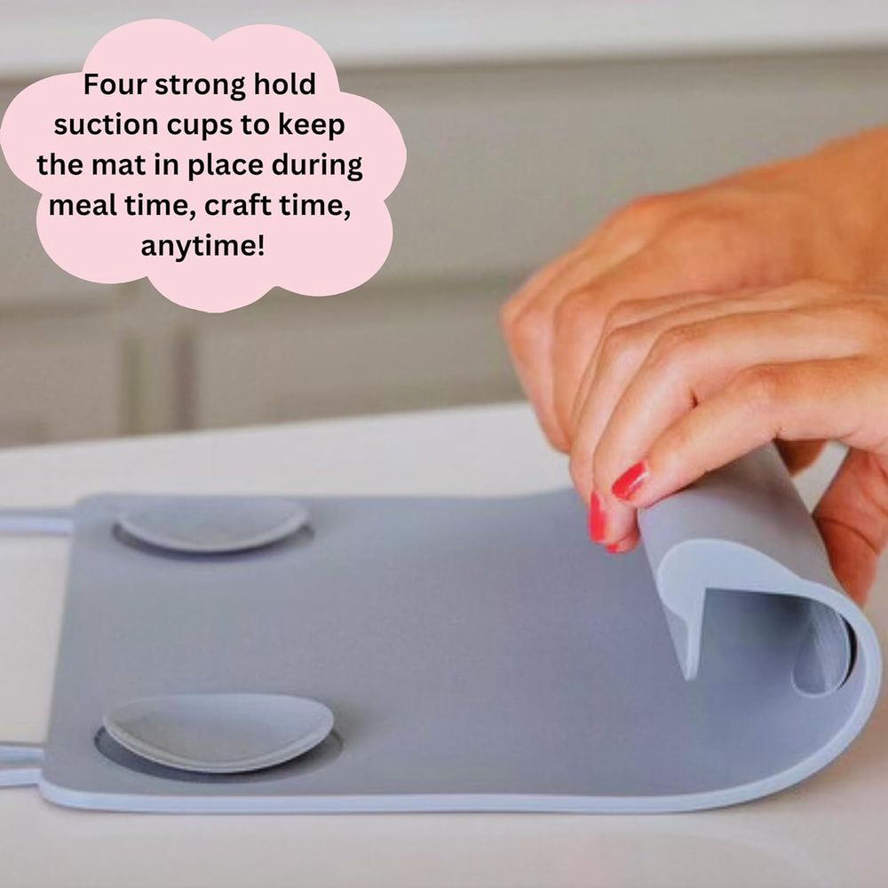 The Table Tyke - Baby Silicone Placemat - Sage Green