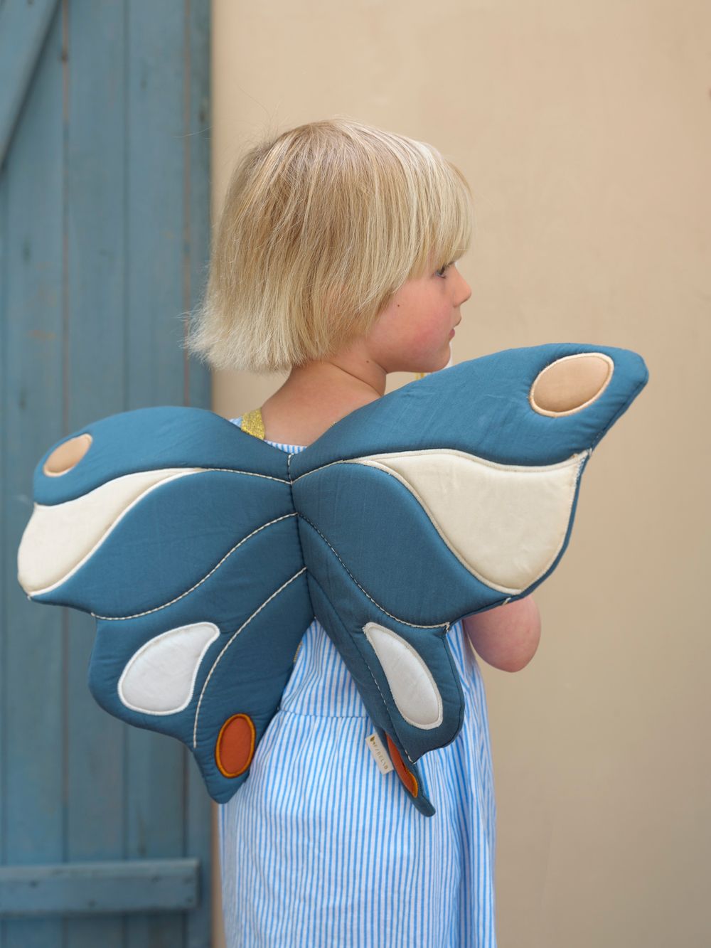Fabelab - Dress Up Costume Organic Butterfly Wings - Blue Spruce