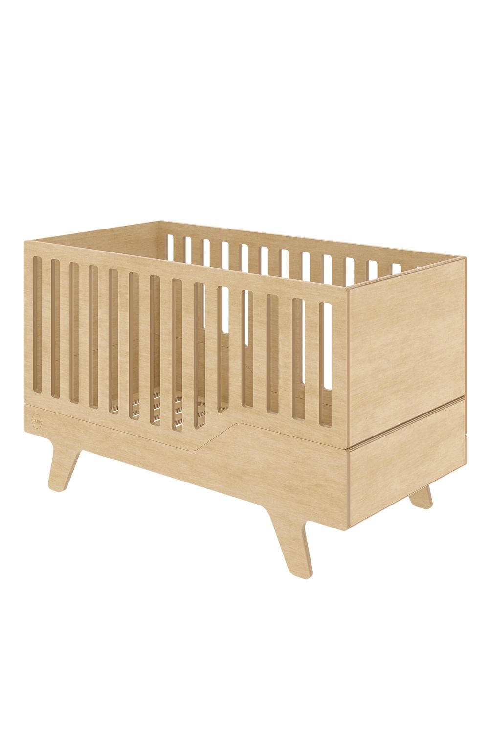 Nuki 2-In-1 Dream Crib Convertible - Natural Birch