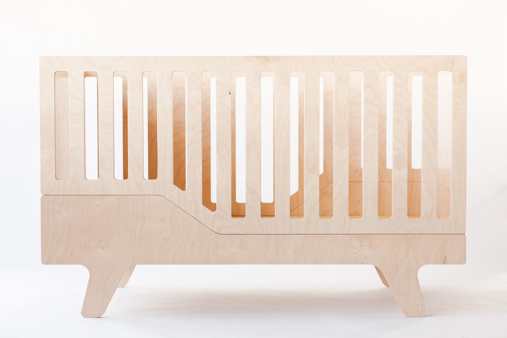 Nuki 2-In-1 Dream Crib Convertible - Natural Birch