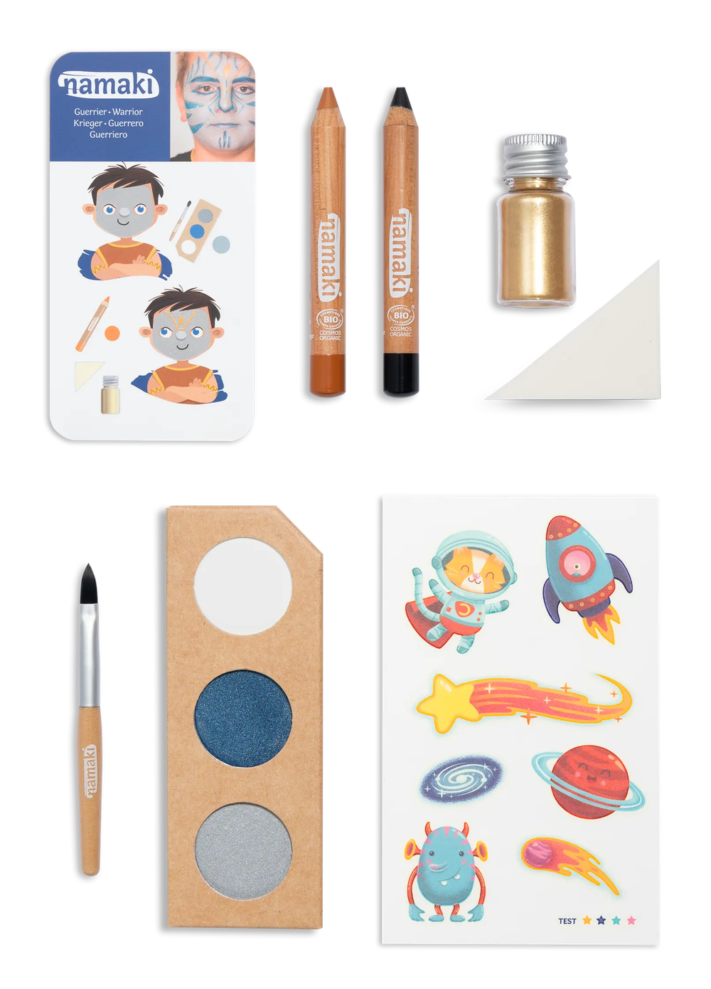 Namaki - Organic Face Painting Kit - Intergalactic Worlds - 8 Pcs