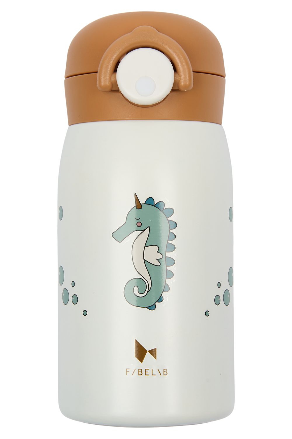 Fabelab - Stainless Steel Water Bottle - Small - Seahorse - 320ml