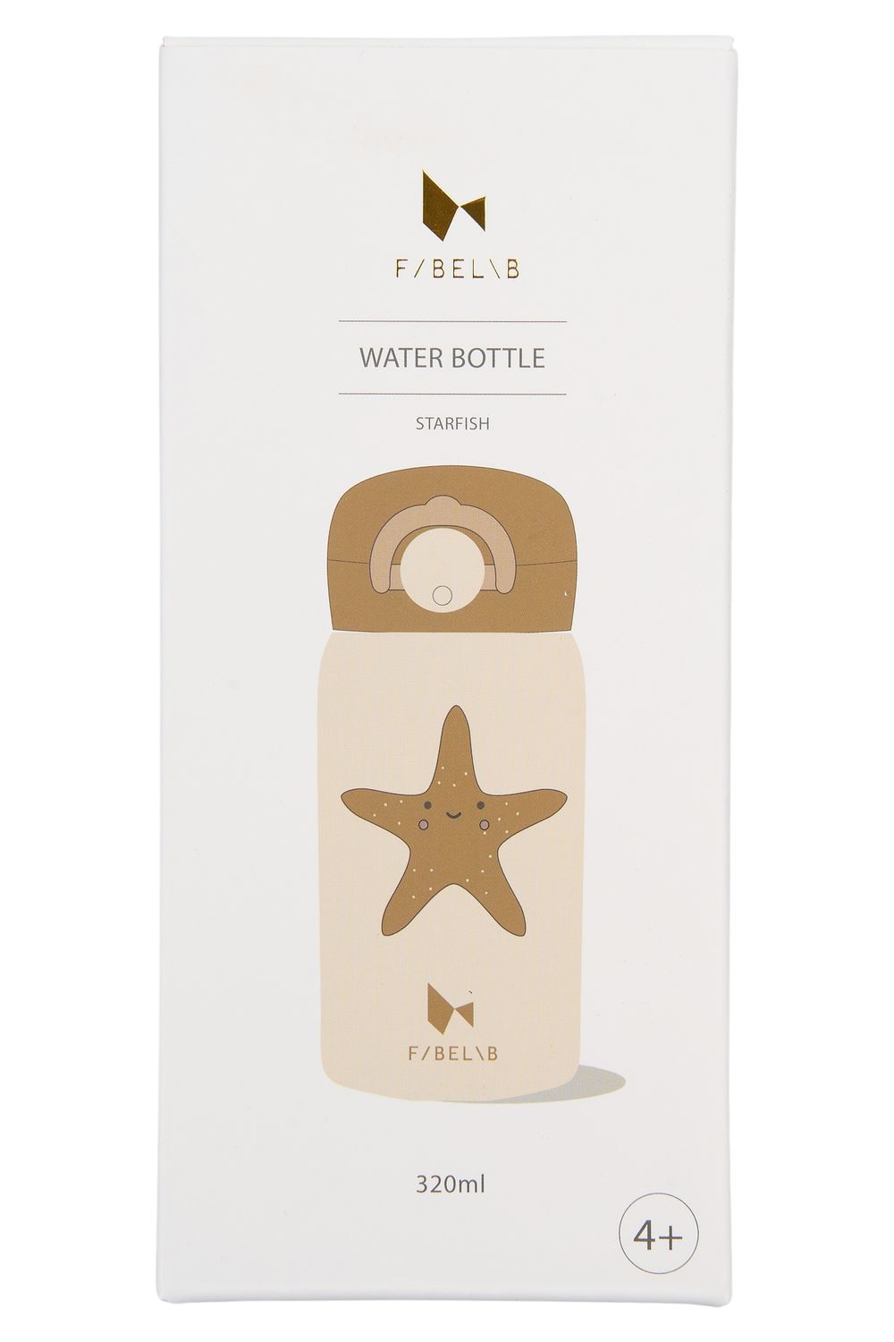 Fabelab - Stainless Steel Water Bottle - Small - Starfish - 320ml