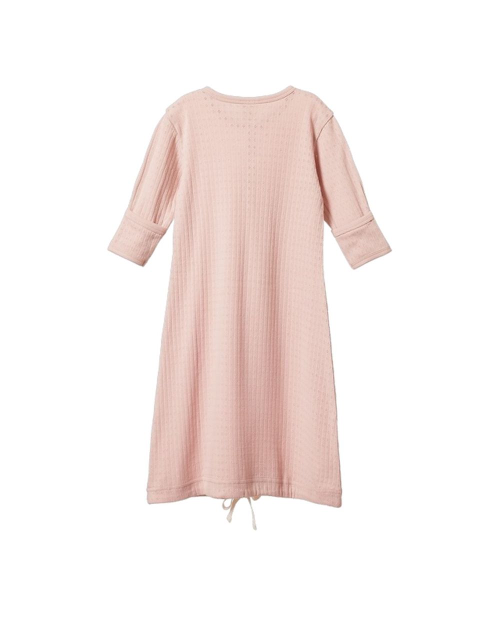 Nature Baby - Organic Cotton Light Sleeping Bag Pointelle - Rose Bud