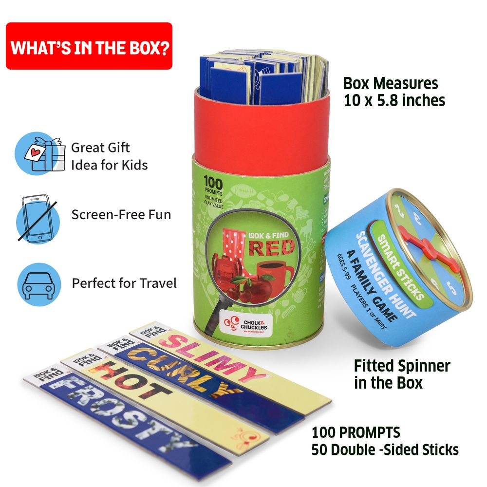 Chalk and Chuckles - Smart Sticks - Scavenger Hunt