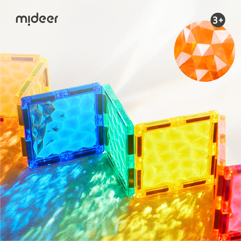 Mideer - Prism Magnetic Tiles - 90 Pcs