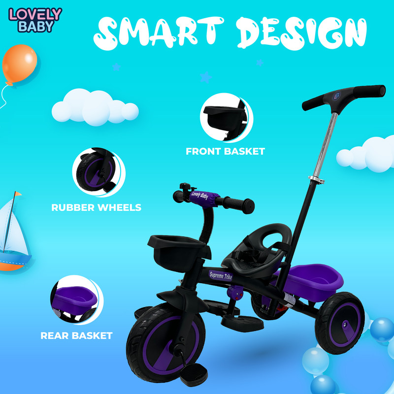 Lovely Baby - Luv Lap Kids Tricycle - Purple