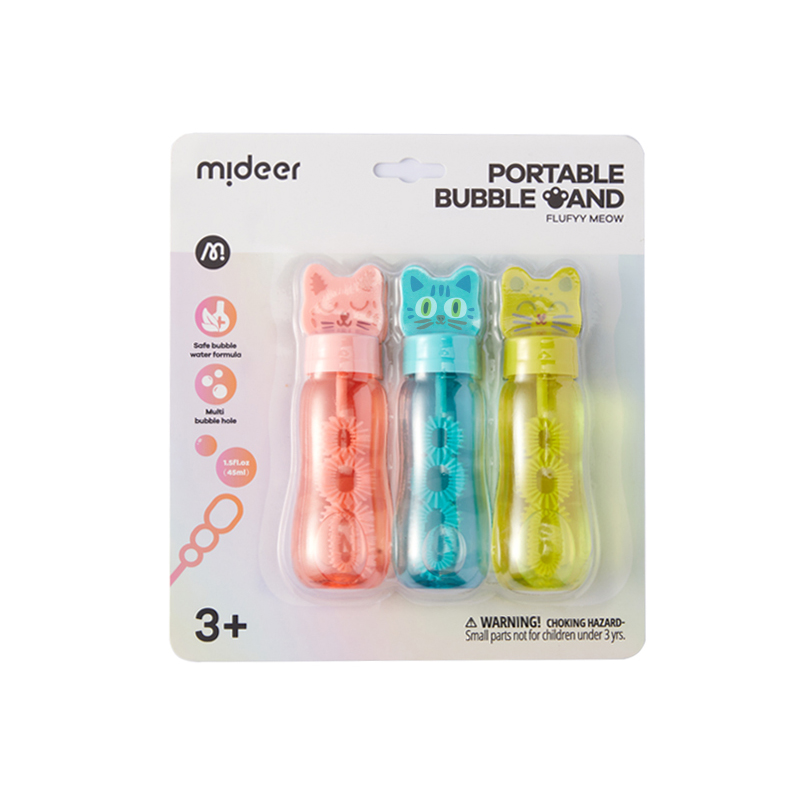 Mideer - Pocket Bubble Wands - 3pcs