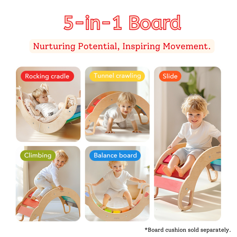 Mideer - Rainbow Wooden Climber