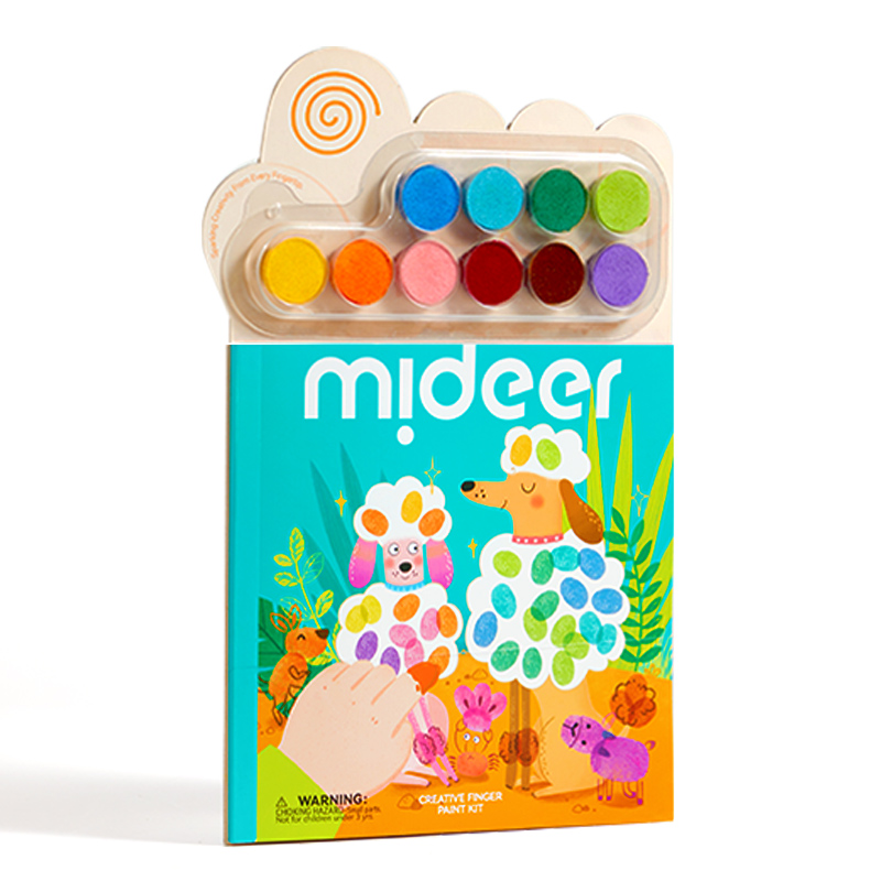 Mideer Creative Finger Paint Kit - Animal World