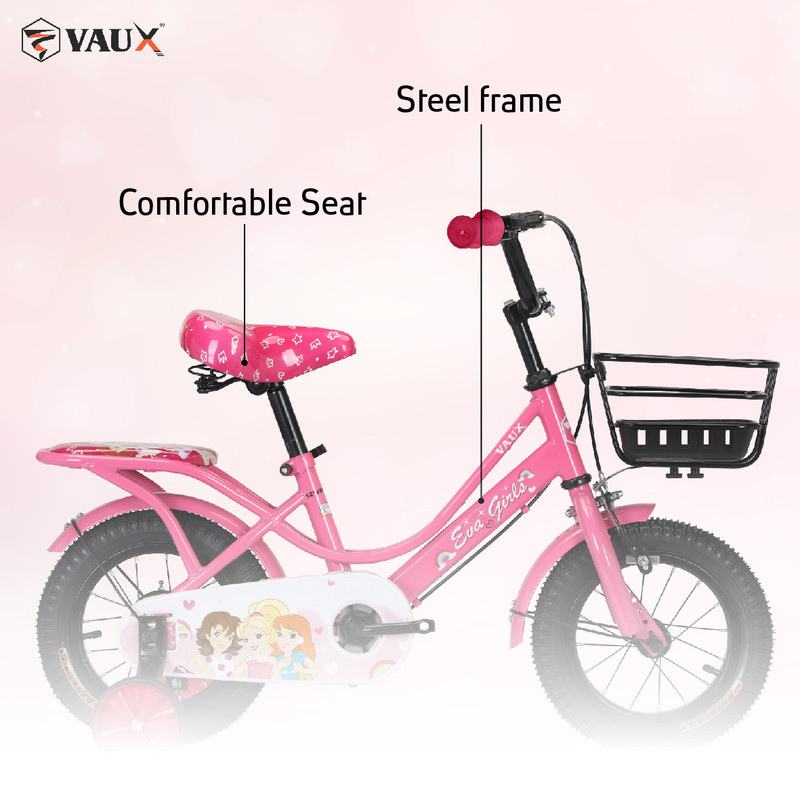 Vaux - Eva Girl's Bike - Pink - 12-Inch