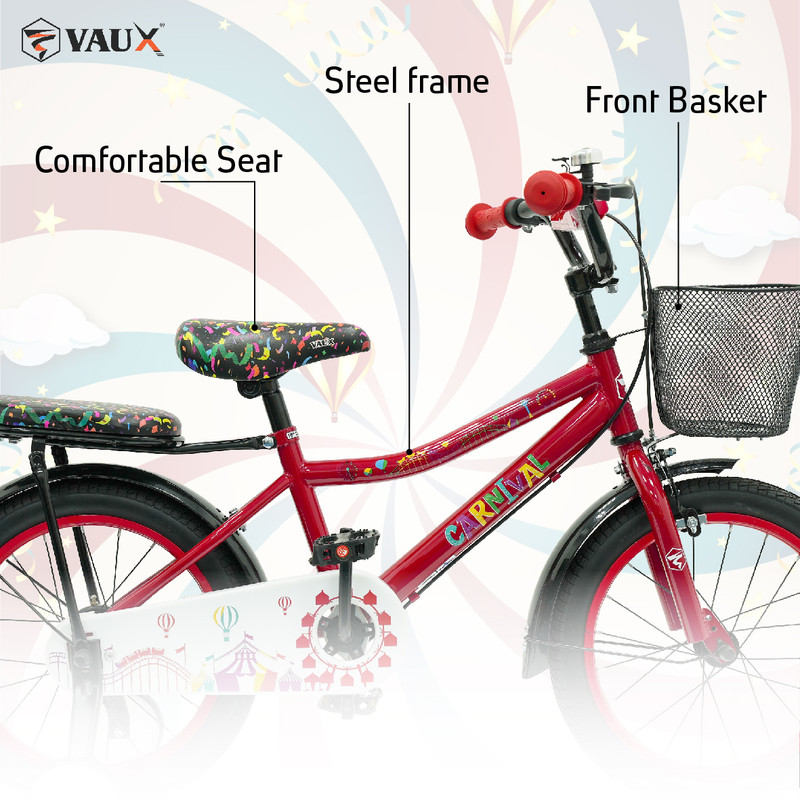 Vaux - Carnival Kids Bike 16 Inch - Red