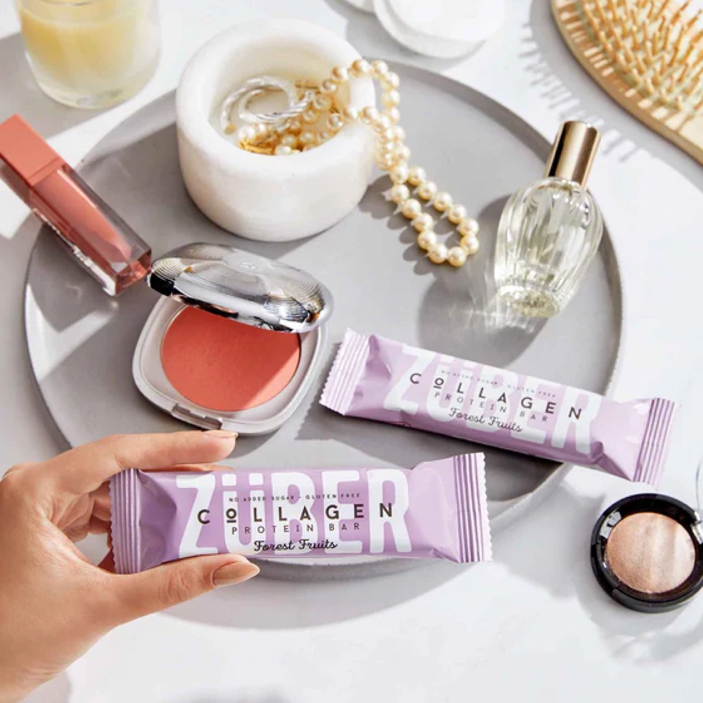 Zuber - Forest Fruits Collagen Protein Bar - 35 gm