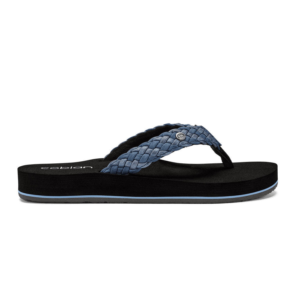 Cobian - Women's Braided Bounce Flip Flop - Indigo
