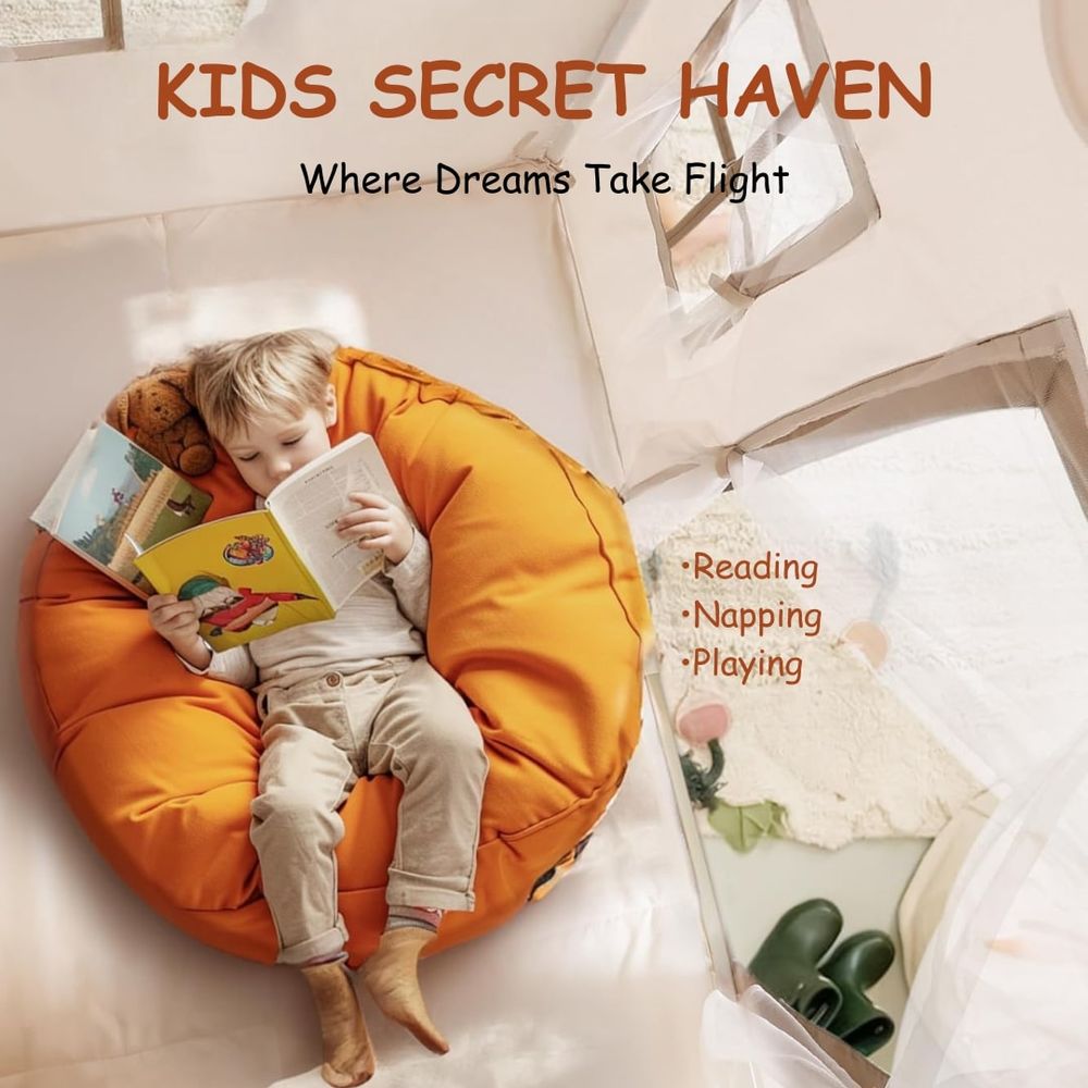 Essen Kids Play Tent House - Large - Beige