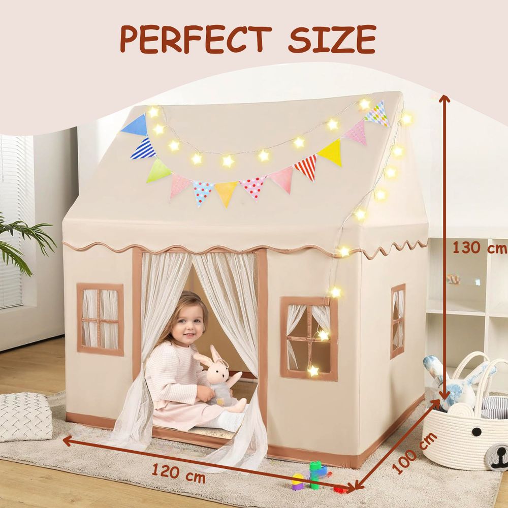Essen Kids Play Tent House - Large - Beige