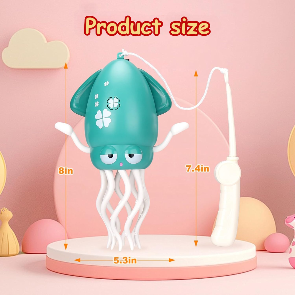 Essen Dancing Squid Baby Crawling Toy - Green