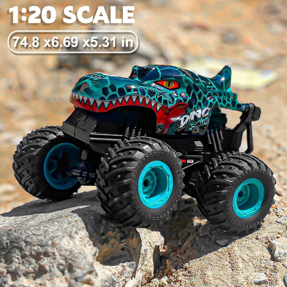 Essen Dinosaur RC Monster Truck - Green
