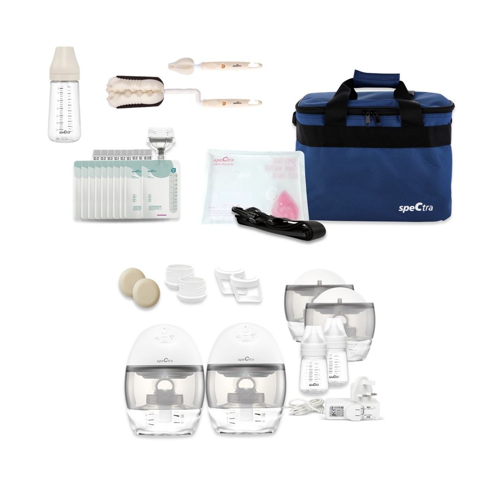 Spectra Baby - Wearable Double Breast Pump Super Set - Multicolor