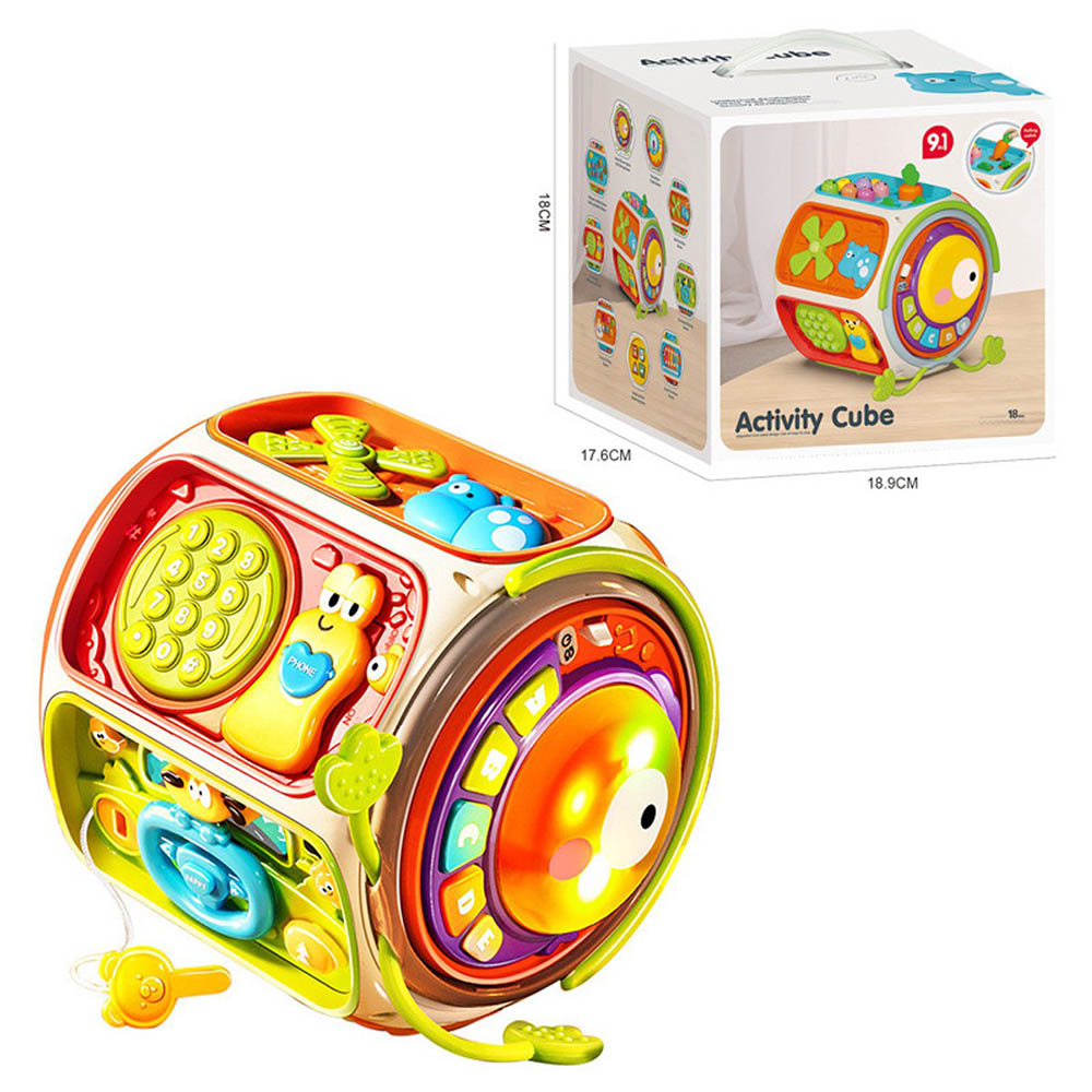 Little Learners Multi-Activity 9-Sided Educational Toy