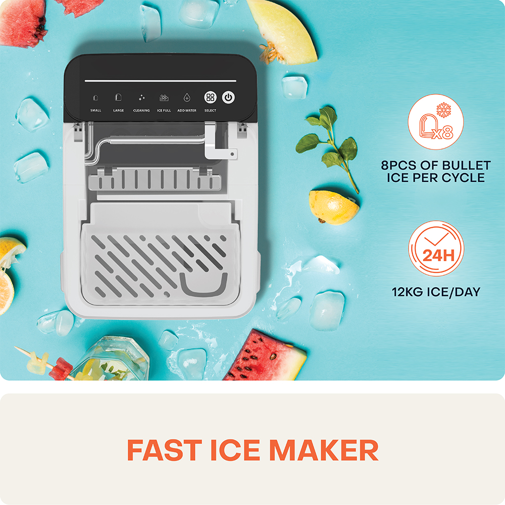 Nutricook Icy Bullet Ice Maker - Black