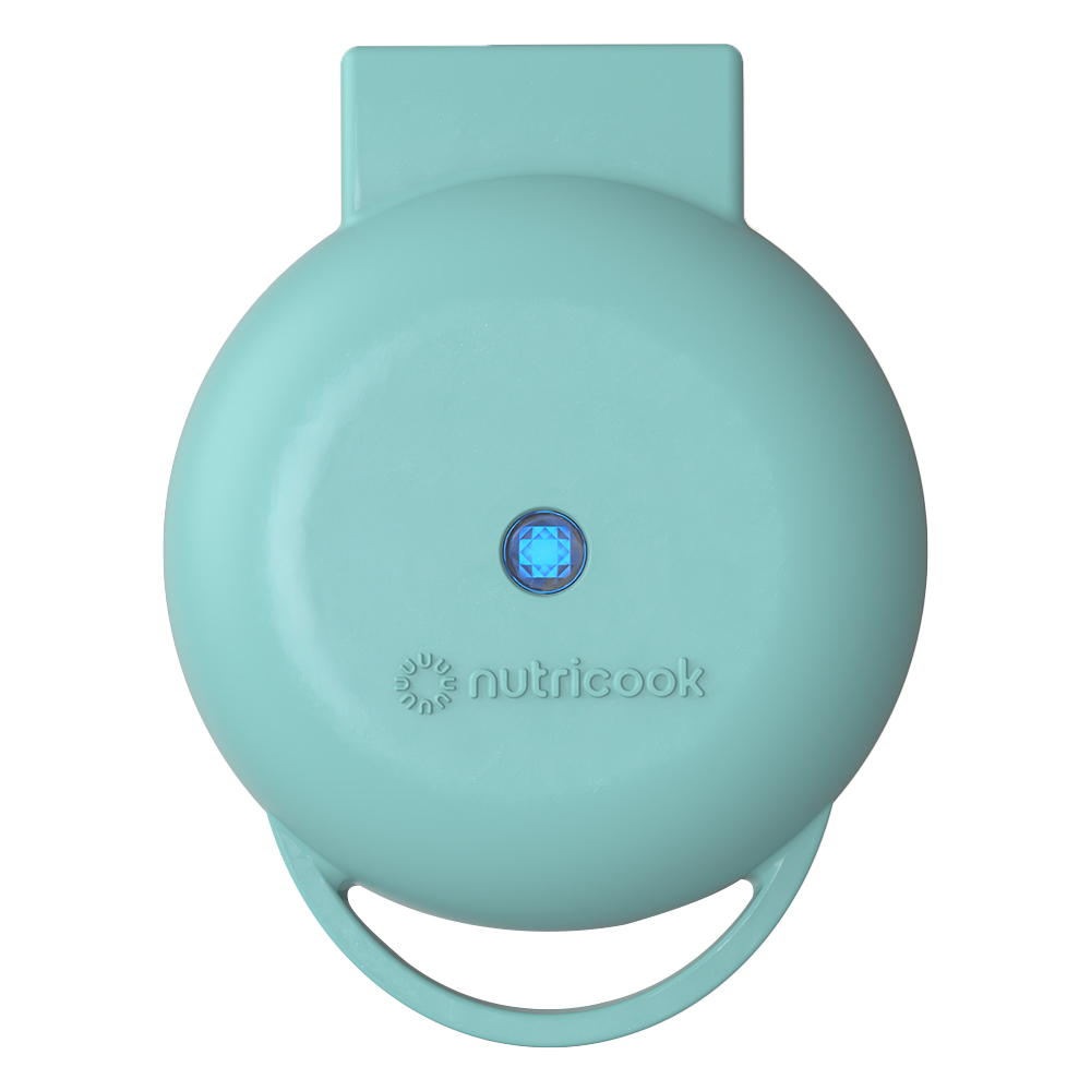 Nutricook - Mini Waffle Maker - Aquamarine