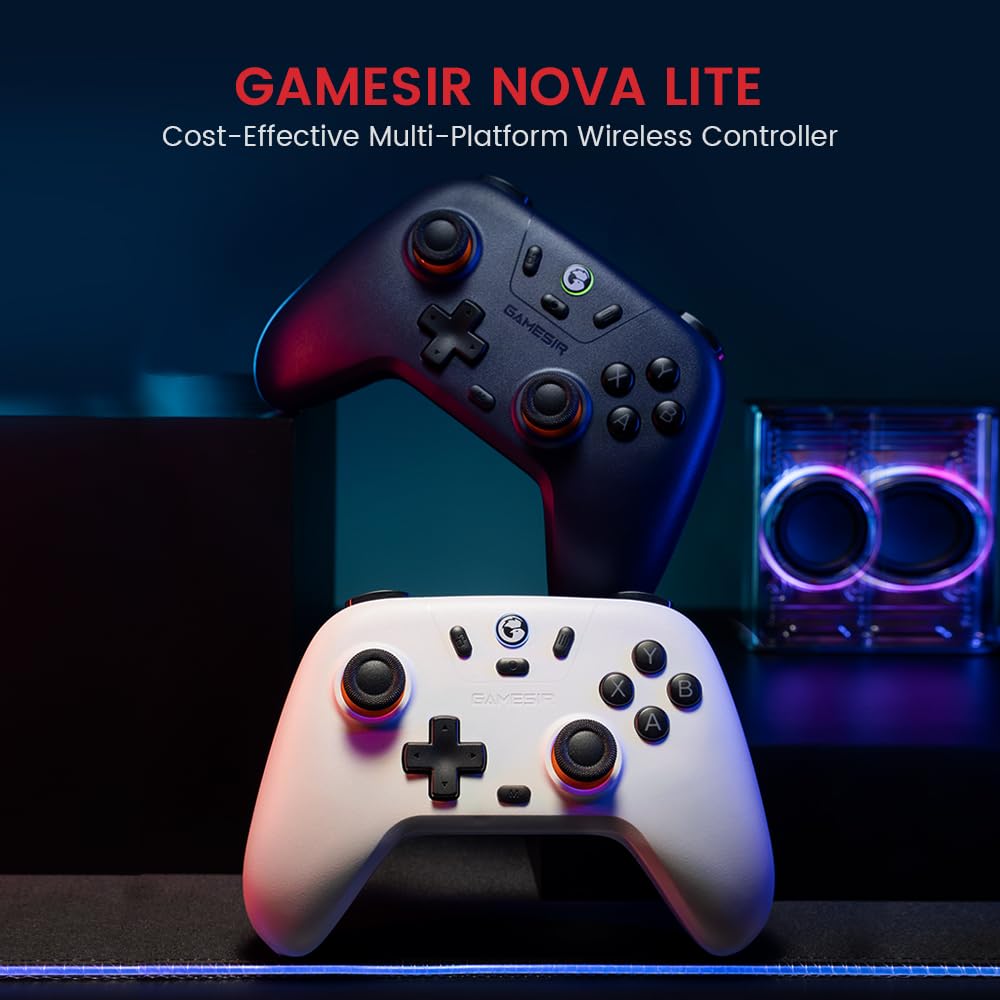 GameSir - Nova Lite 2.4g Wireless Controller for Windows PC, iPhone, Android, Switch & Steam Deck - Purple