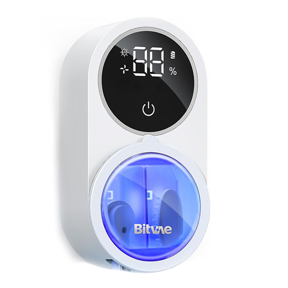 Bitvae - UV-C Toothbrush Cleaner And Air Dryer - White