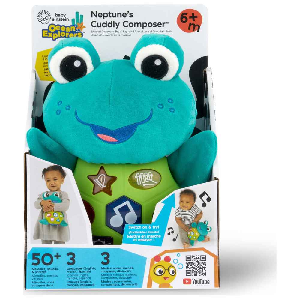 Baby Einstein - Neptune S Cuddly Composer Musical Discovery Toy