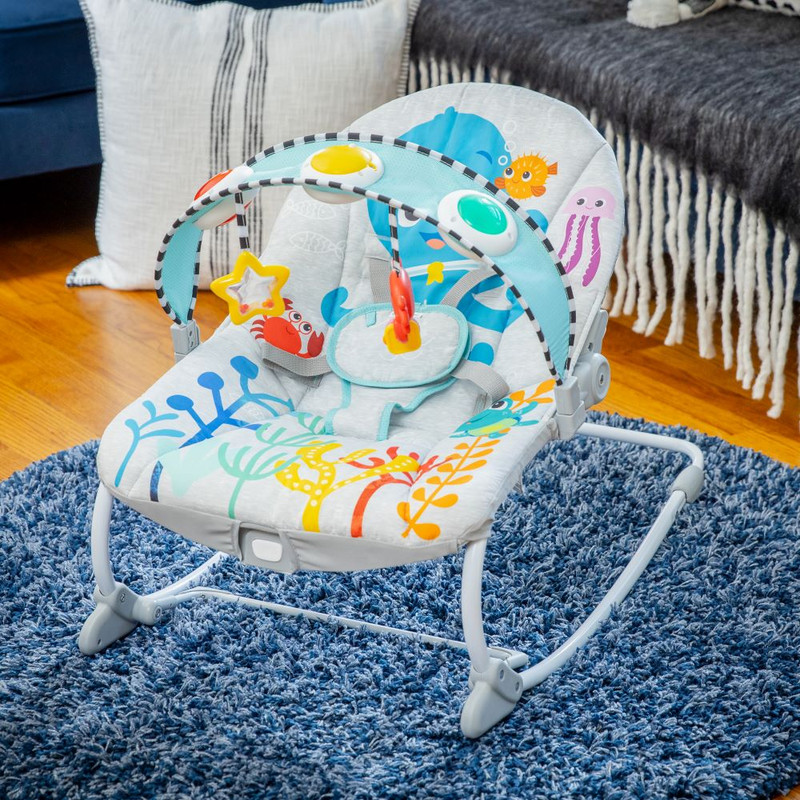 Baby Einstein - Kick To It Opus Musical Rocker - Ocean Explorers