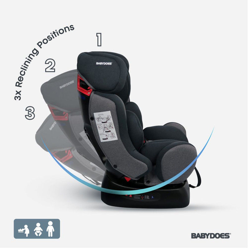 Babydoes - Driver Baby Travel Car Seat - Grey