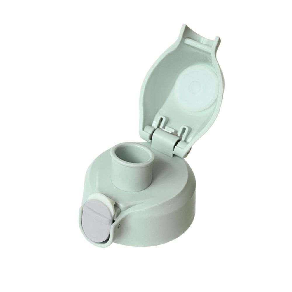 Marcus & Marcus - Stainless Steel Water Bottle With Straw & Spout - Olive Green - 350ml