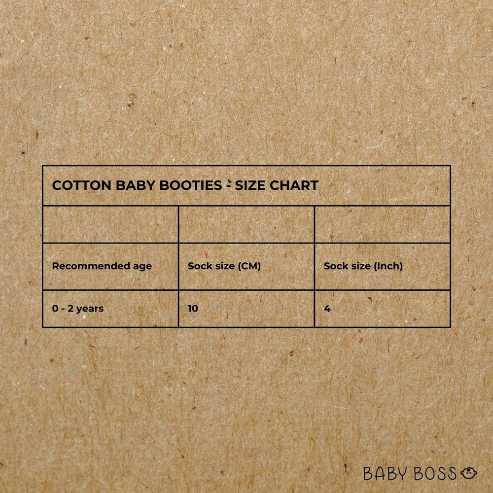 Baby Boss - Knit Baby Booties - Beige