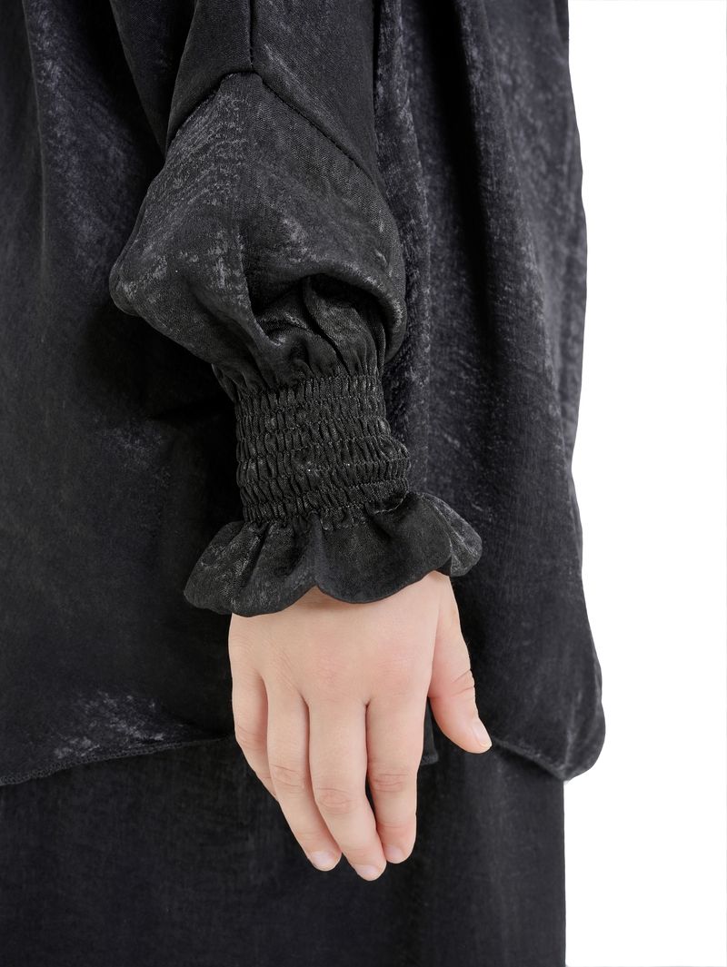 The Modest Company - 2pc-Set - Skirt And Jilbab Top - Black Velvet