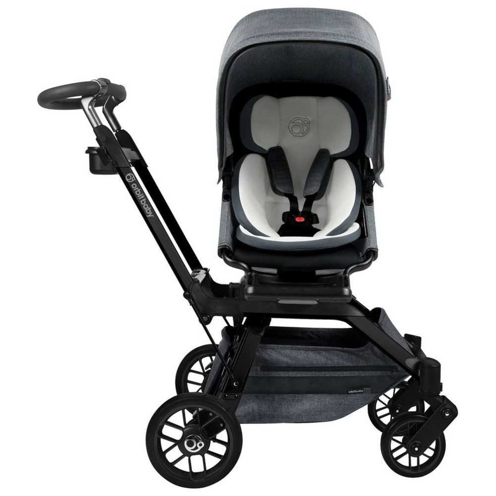 Orbit Baby - Baby Stroller - Black Frame With Grey Melange Seat