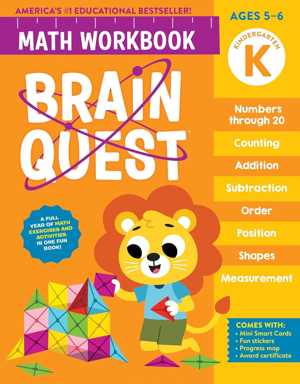 Math Workbook: Kindergarten