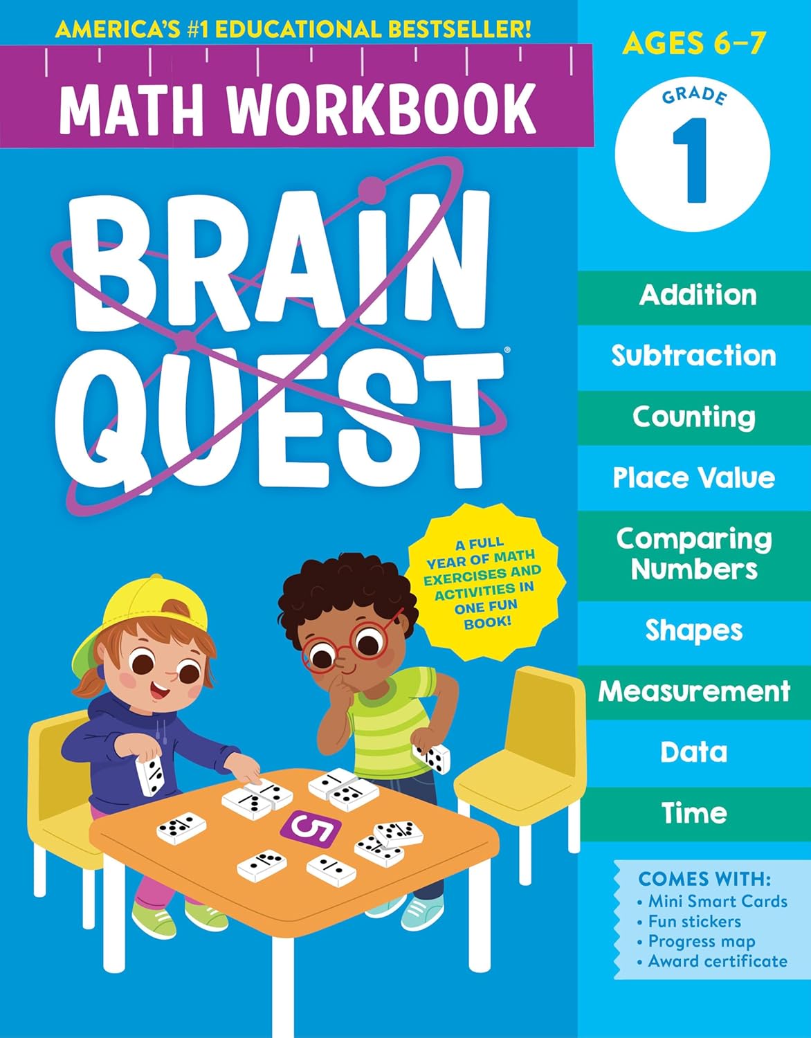 Math Workbook: Grade 1