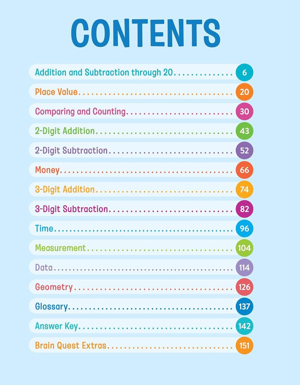 Math Workbook: Grade 2