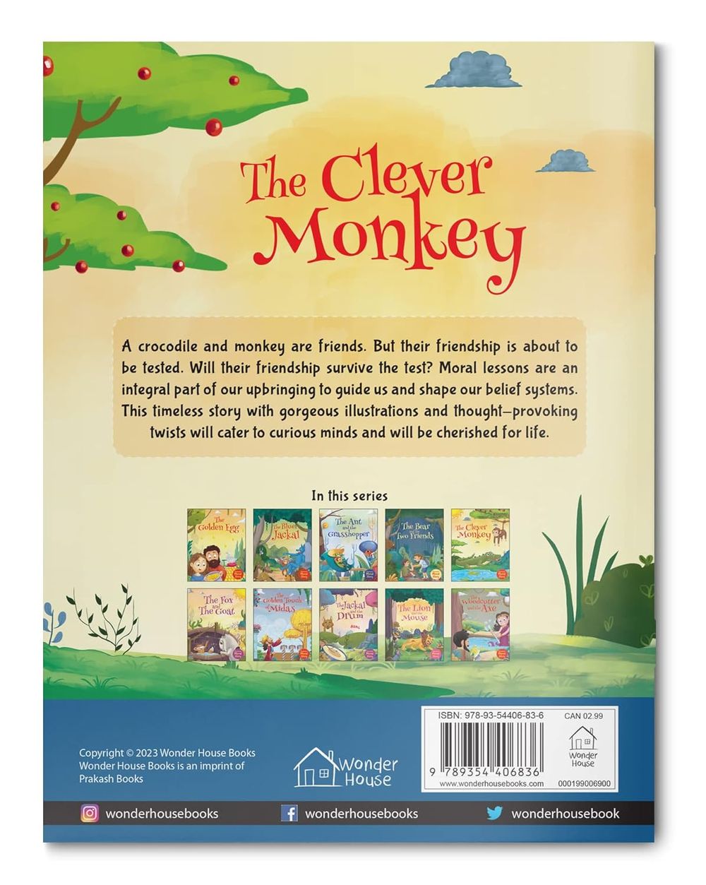 The Clever Monkey - Illustrated Moral Story For Children