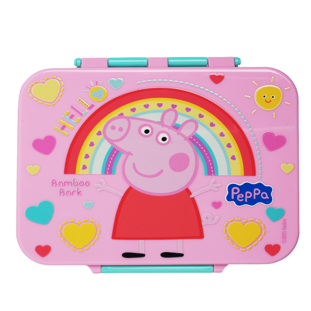 Bamboo Bark - Kids' 5 Compartments Lunch Box - Peppa Pig